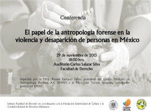 Conferencia Antropología Forense